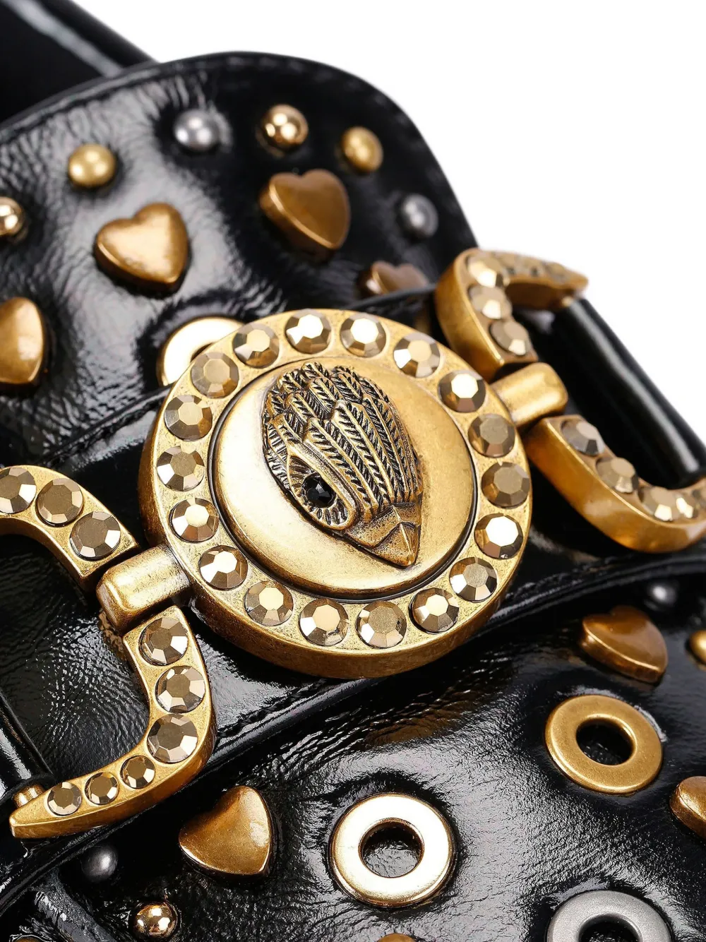 Kurt Geiger London Maison loafers verfraaid met studs Zwart