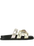 Kurt Geiger London Eagle cut-out sandals - Gold