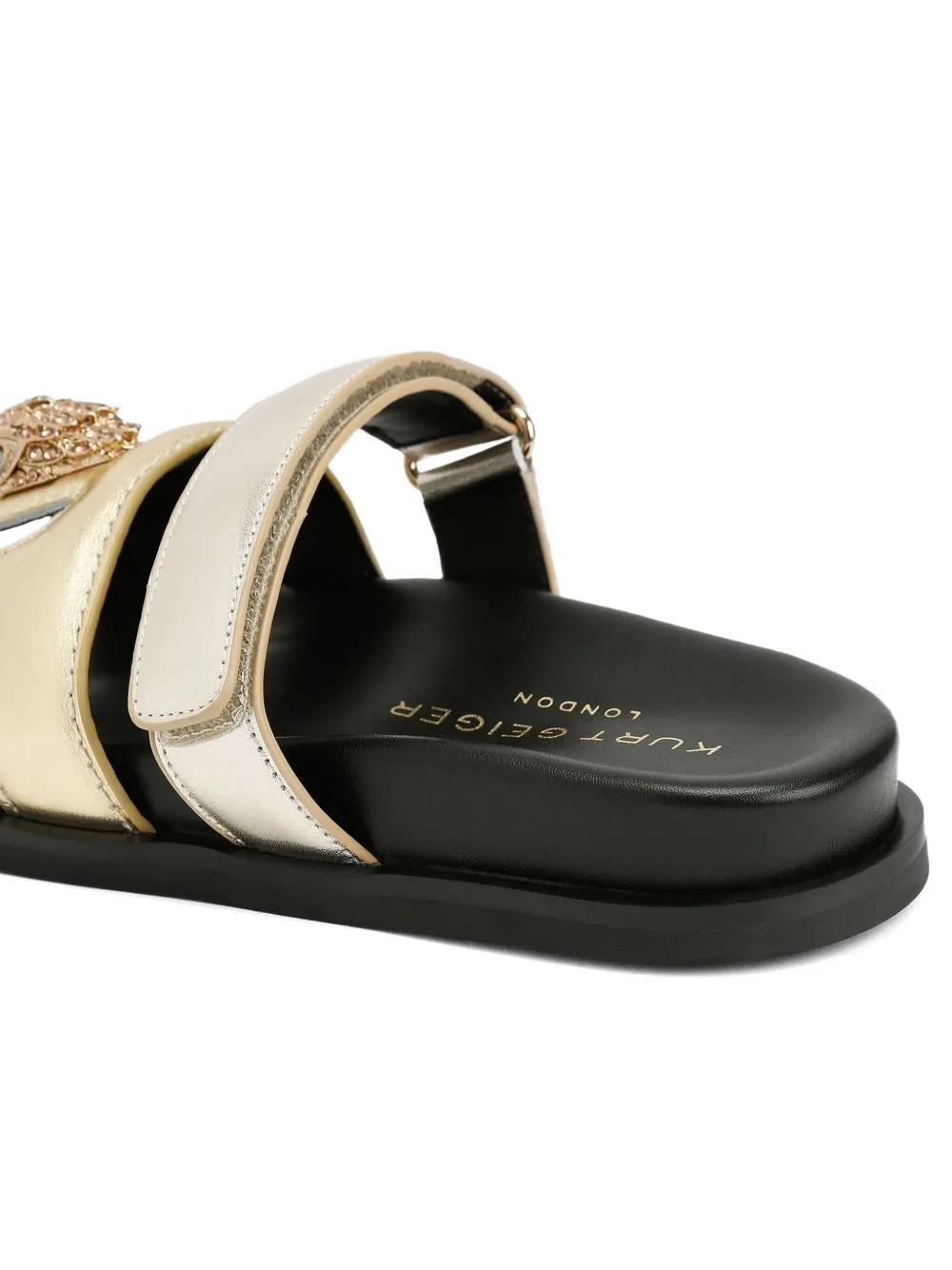 Kurt Geiger London Eagle sandalen met uitgesneden details Goud