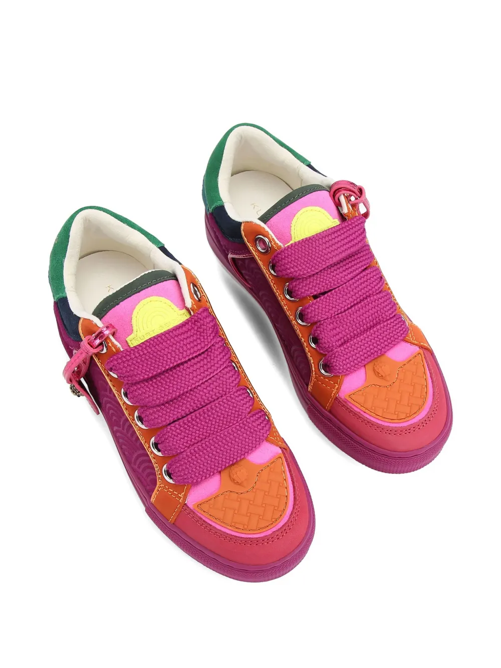 Kurt Geiger London Southbank panelled sneakers Pink