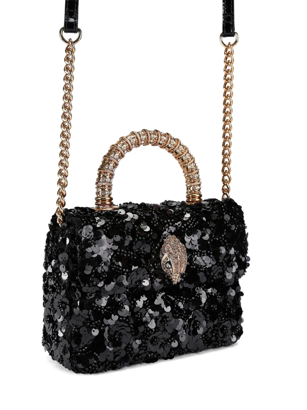 Kurt Geiger London Kensington mini-shopper met pailletten Zwart