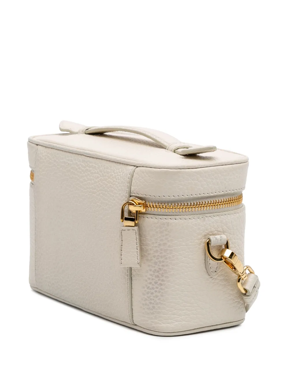 Pre-owned Prada 2000-2024 Mini Vitello Daino Vanity Bag