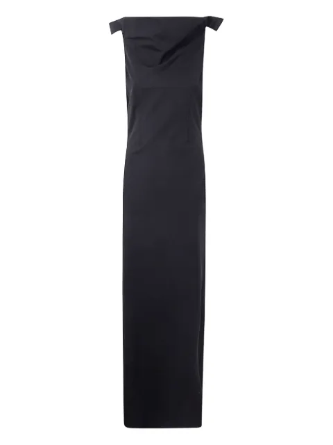 Jean Paul Gaultier cowl-neck belted dress