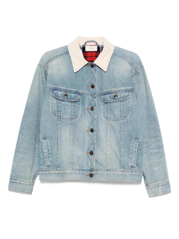 （新作）The Row Sebilia デニムジャケット Seb Jacket Blue in Cotton – The Row