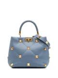 Valentino Garavani Pre-Owned 2018-2024 Nappa Roman Stud The Handle Bag satchel - Blue