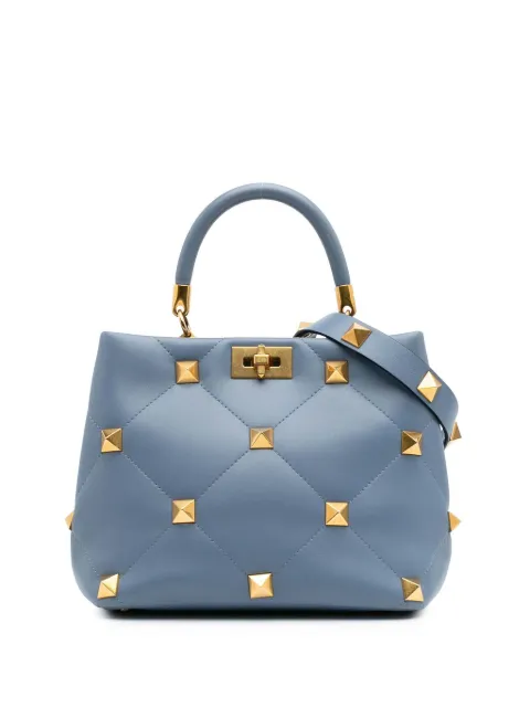 Valentino Garavani Pre-Owned 2018-2024 Nappa Roman Stud The Handle Bag satchel