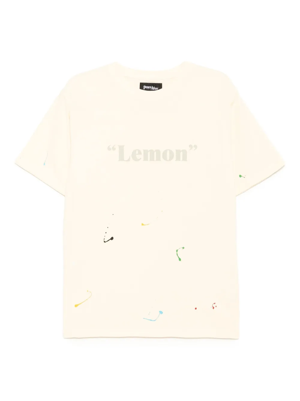PEACE AND AFTER graphic-print T-shirt | neutro | Image 1