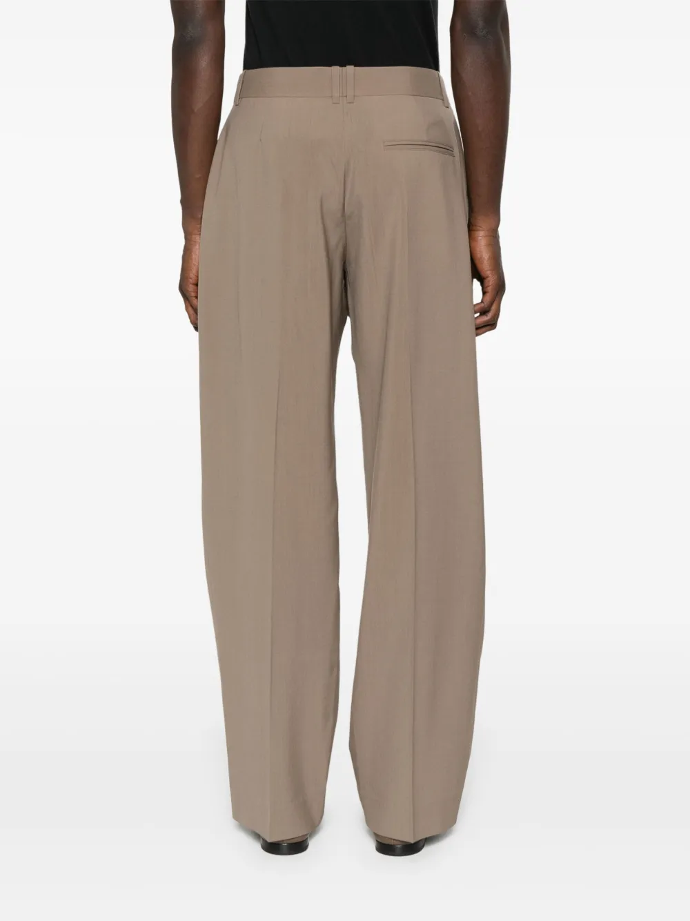 The Row Broek met geplooid detail Bruin