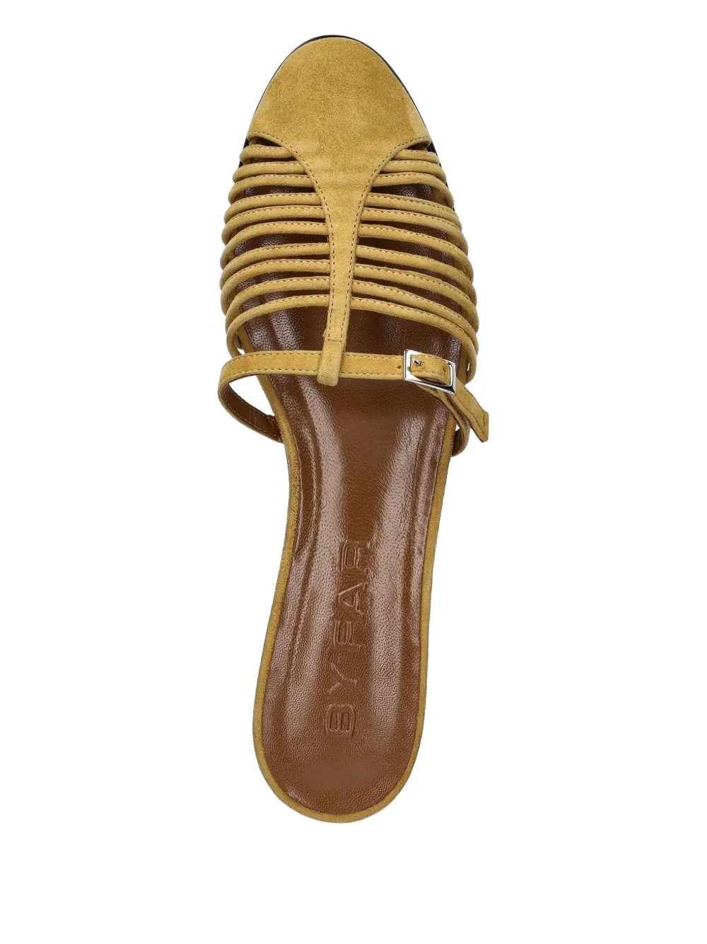 BY FAR Osip Cumin Kid caged buckle slides | Image 2