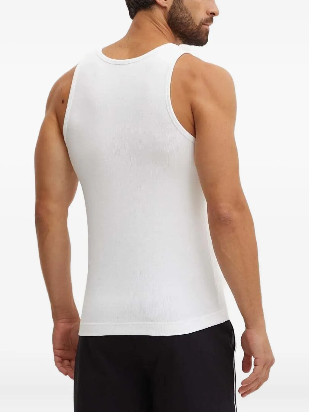 CDLP Geribbelde tanktop - Wit
