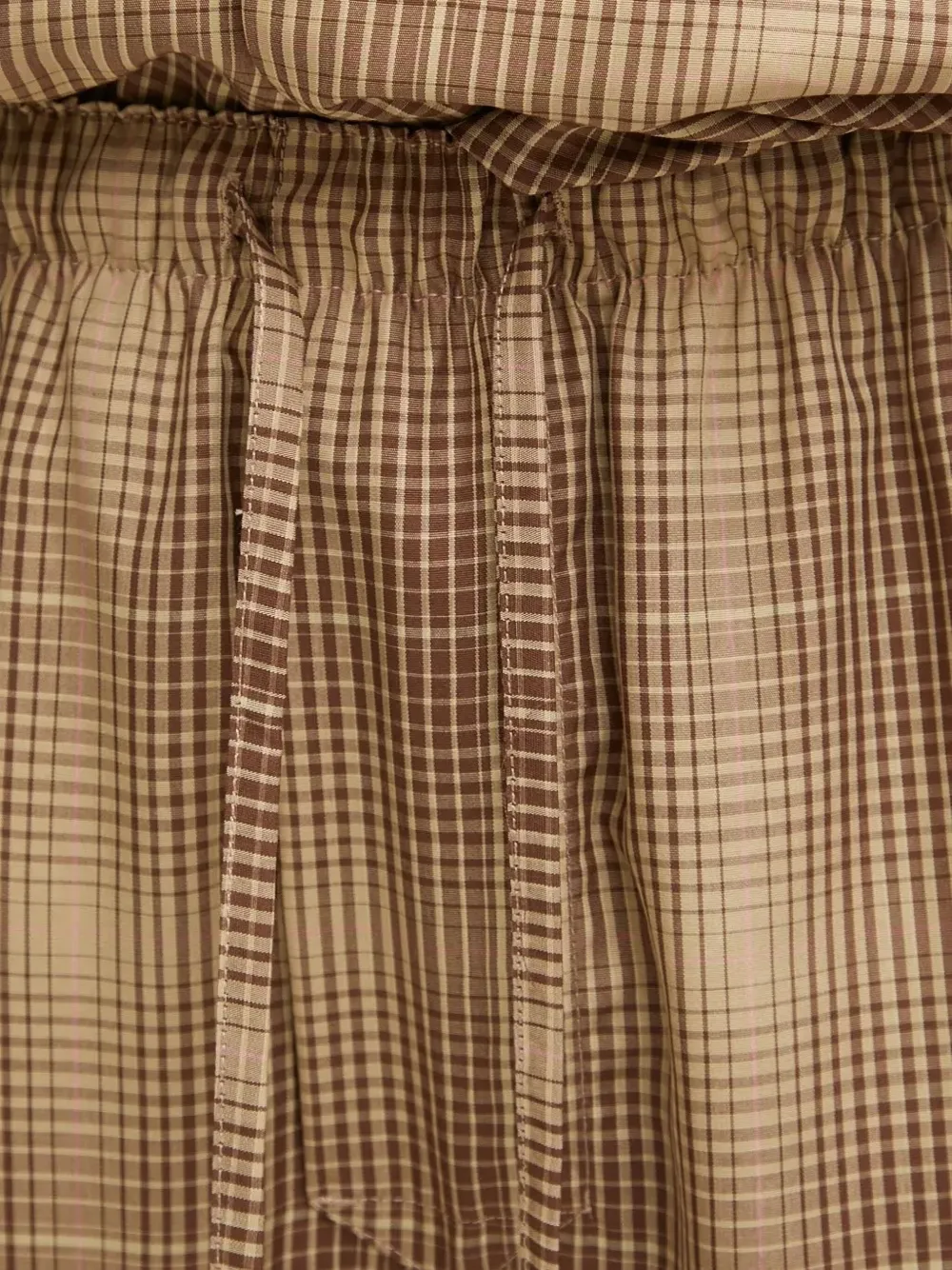 CDLP Geruite pyjama Beige