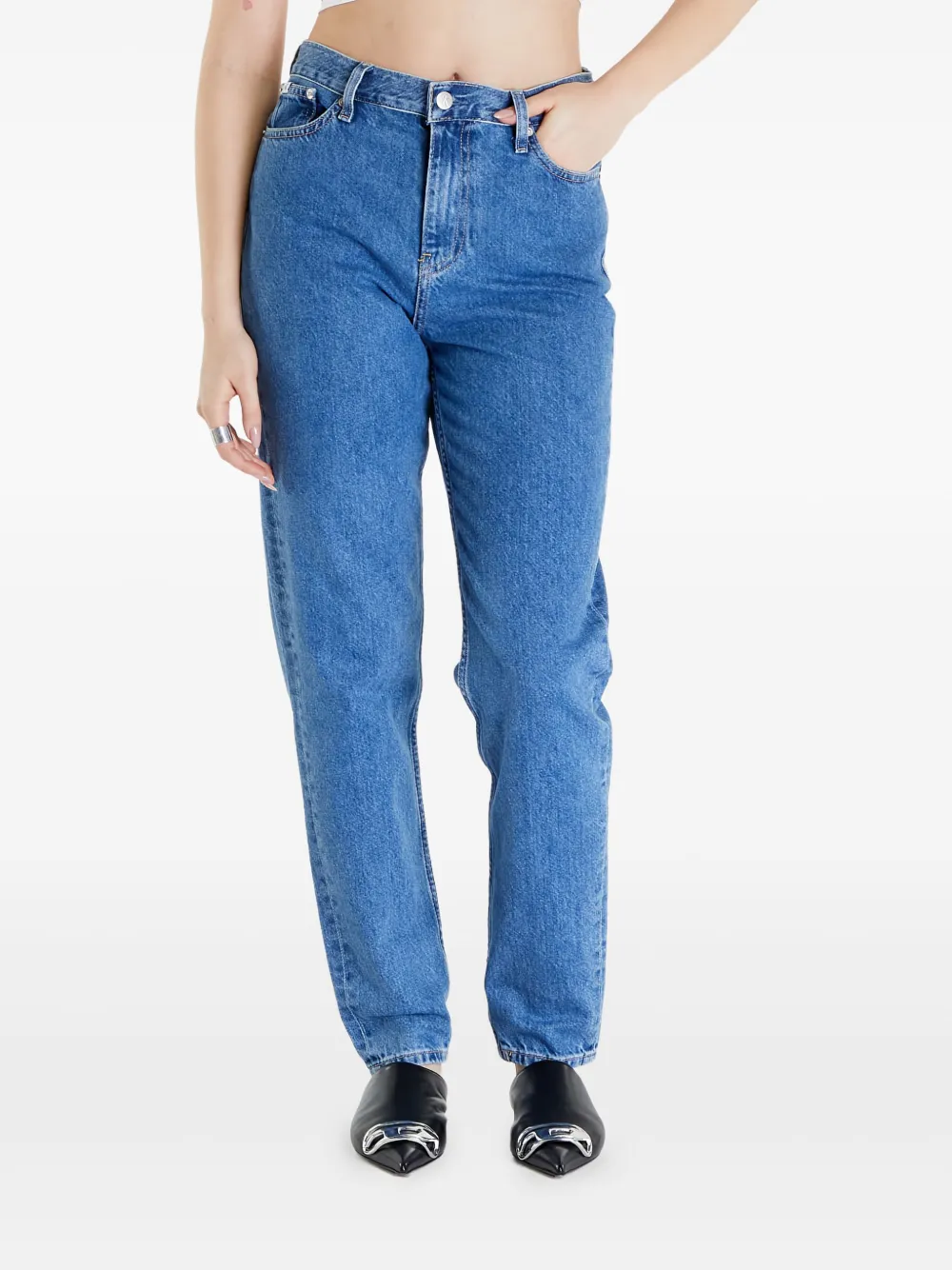 Calvin Klein Jeans con applicazione logo - Blu