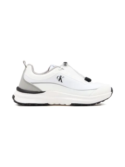 Calvin Klein Kids logo-detail pull-tab trainers