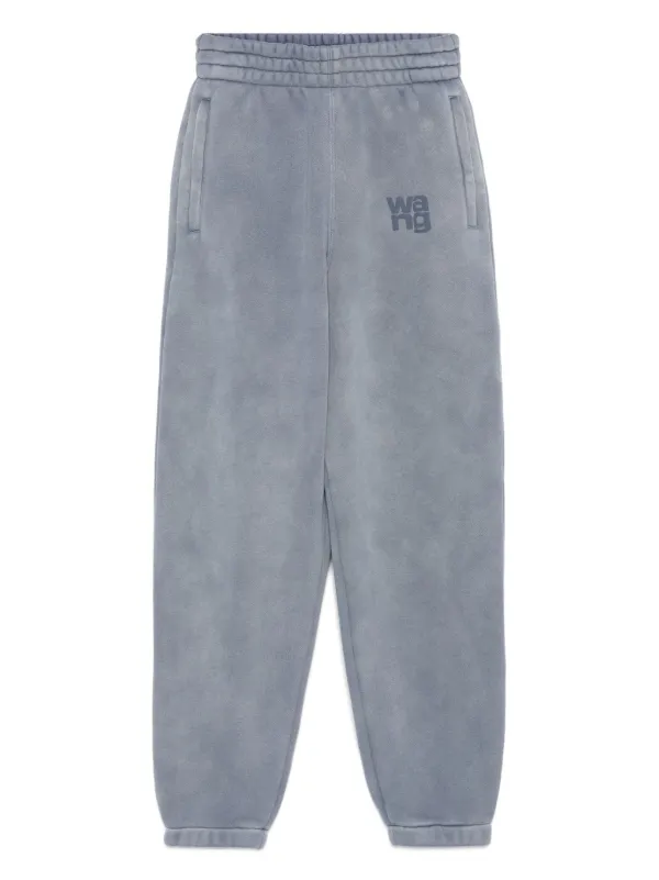 Alexander Wang logo-embroidered Sweatpants Blue FARFETCH JO