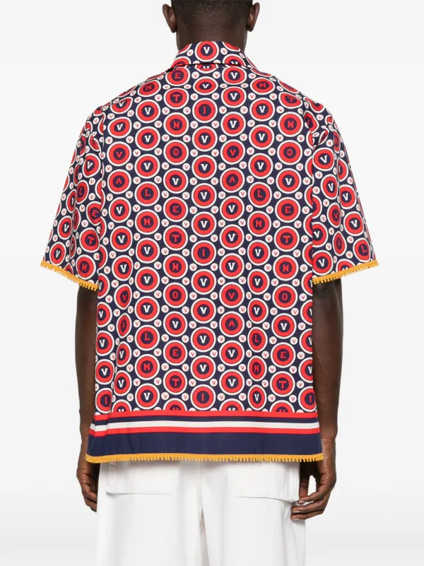 ヴァレンティノ♦︎コットンシャツ40 Valentino Garavani コットン シャツ | ブルー | FARFETCH JP