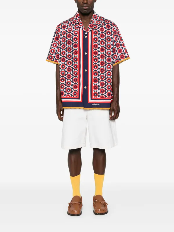 RAD VALENTINO（レッドヴァレンティノ）/ コットンポプリシャツ Valentino Garavani コットン シャツ | レッド | FARFETCH JP