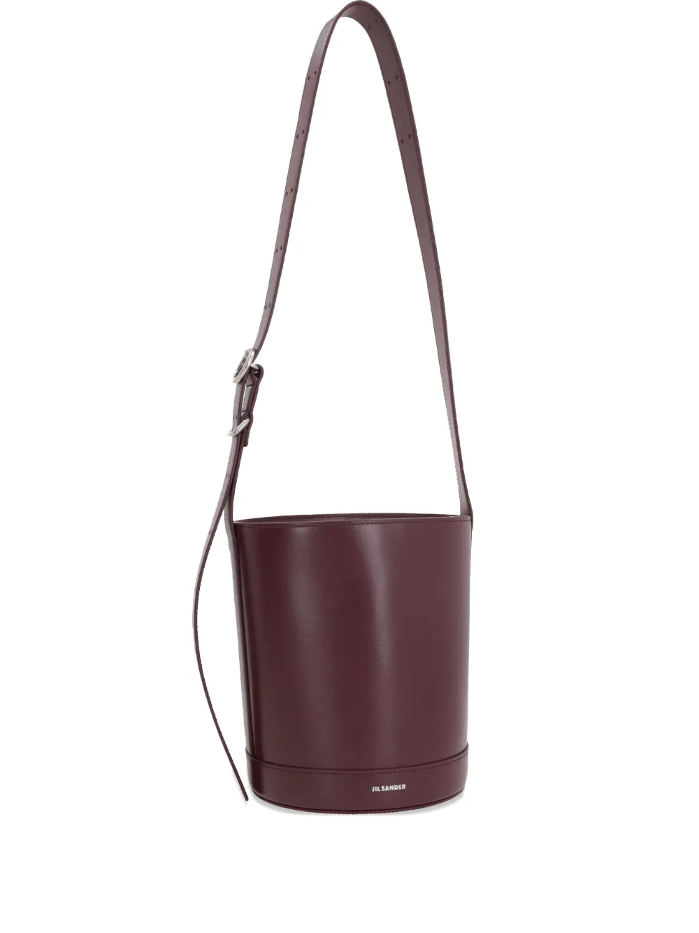 Jil Sander Cannolo bucket bag Rood