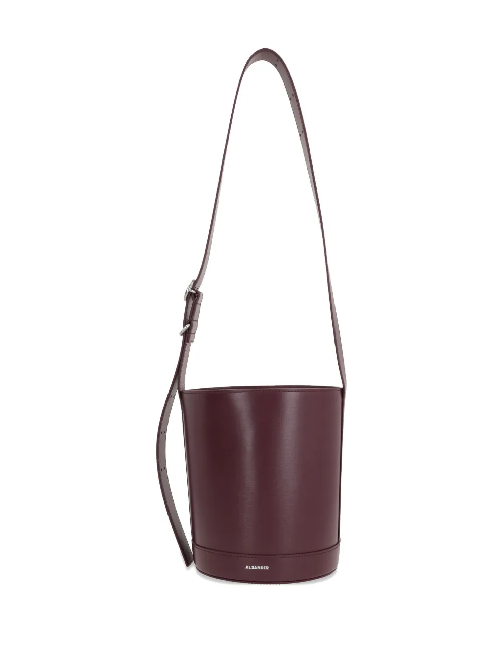 Jil Sander Cannolo bucket bag Rood