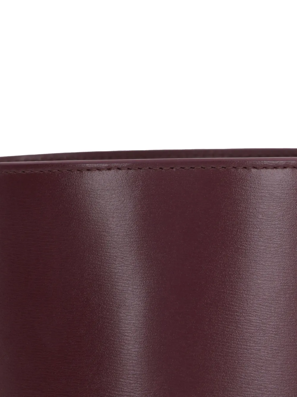 Jil Sander Cannolo bucket bag Rood