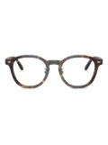 Ray-Ban RB5443D tortoiseshell round-frame glasses - Brown