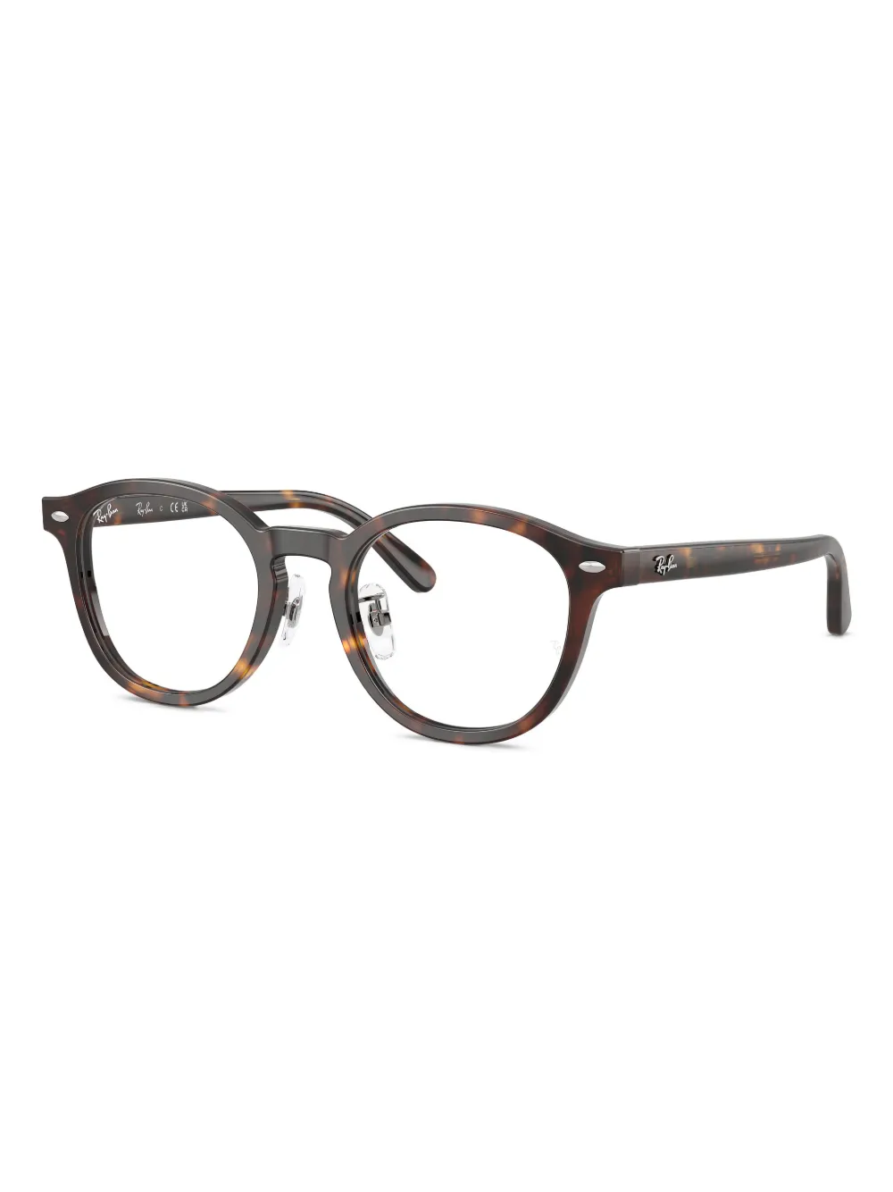 Ray-Ban RB5443D tortoiseshell round-frame glasses | Men | Image 2