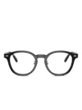 Ray-Ban RB5443D round-frame glasses - Black