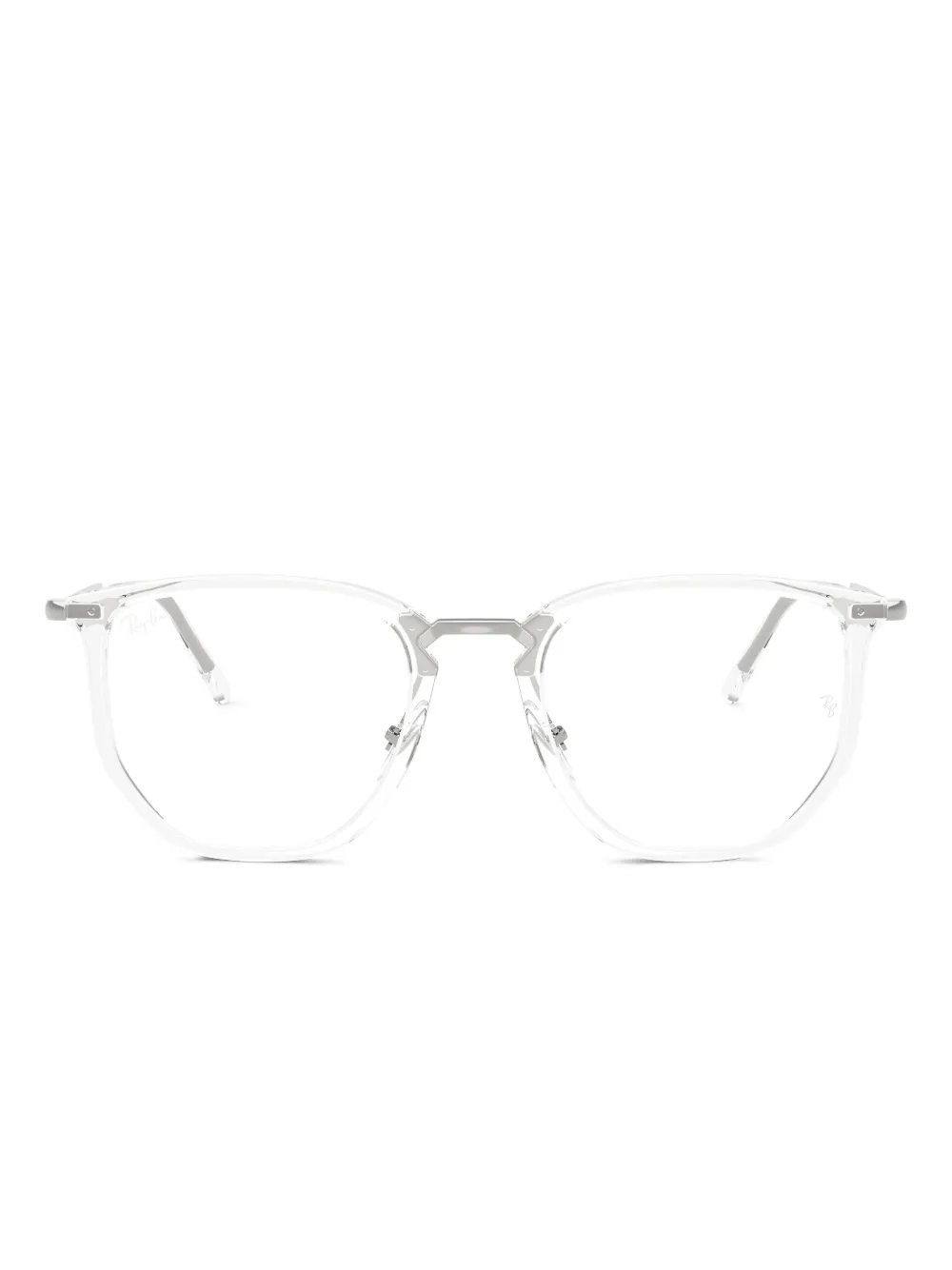 Ray-Ban RB4451V round-frame glasses | White | Image 1