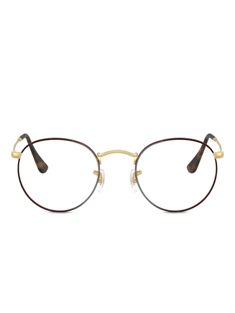 Ray-Ban RB3447V round-frame glasses | Gold | Image 1