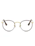 Ray-Ban RB3447V round-frame glasses - Gold