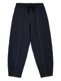 Kowtow seam-details drawstring trousers - Blue