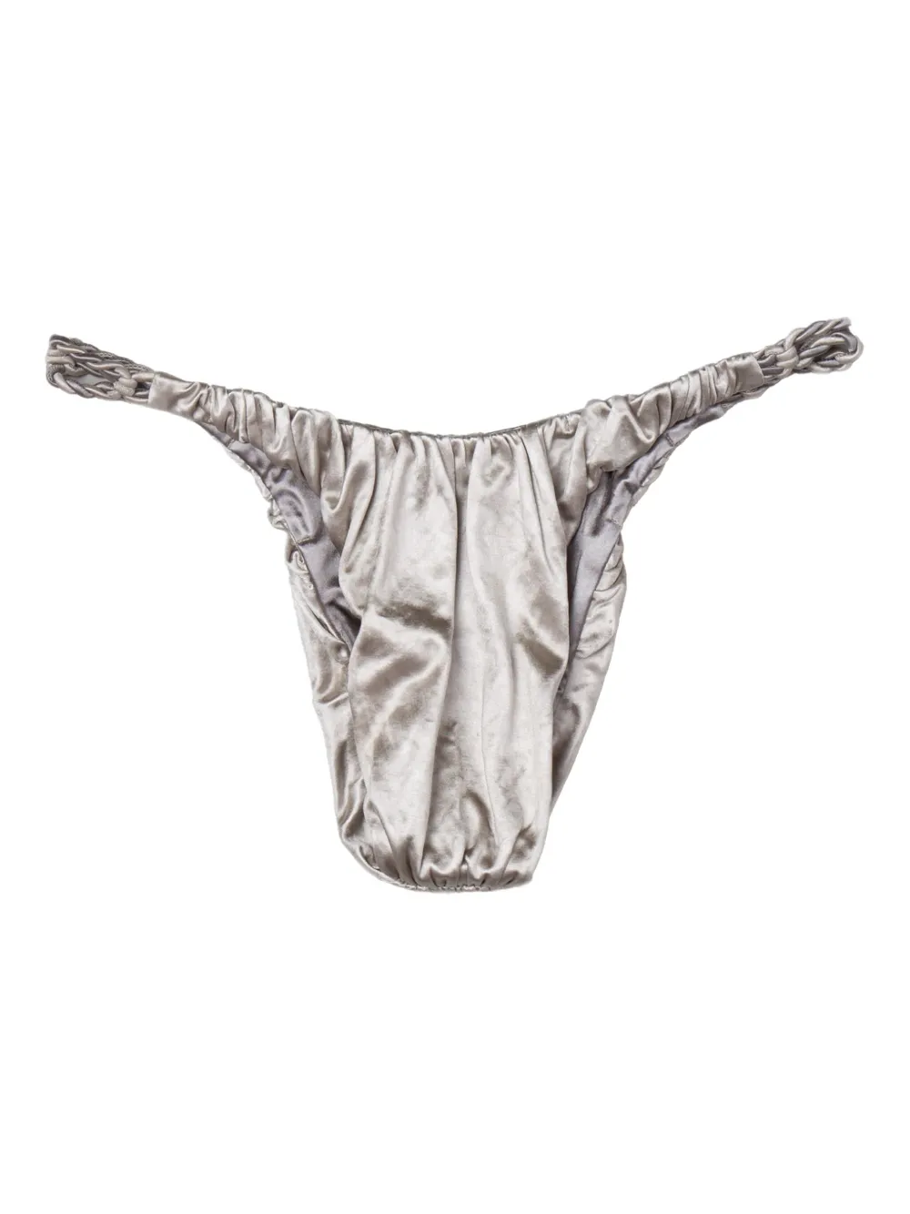 Isa Boulder Tinytwist bikini bottom | Grey | Image 1