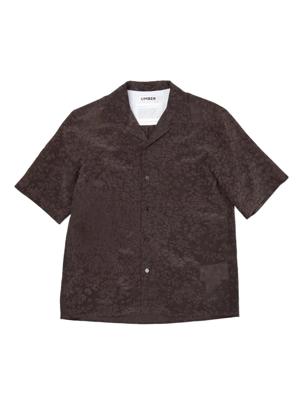 salt-dyed short-sleeve shirt