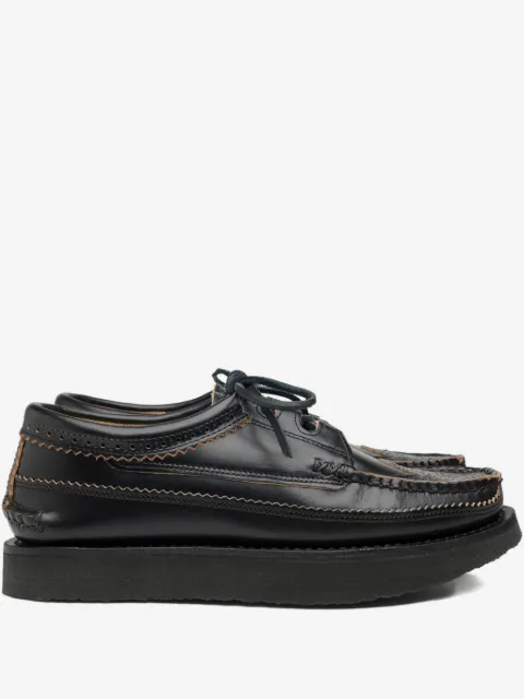 Yuketen chaussures en cuir à lacets