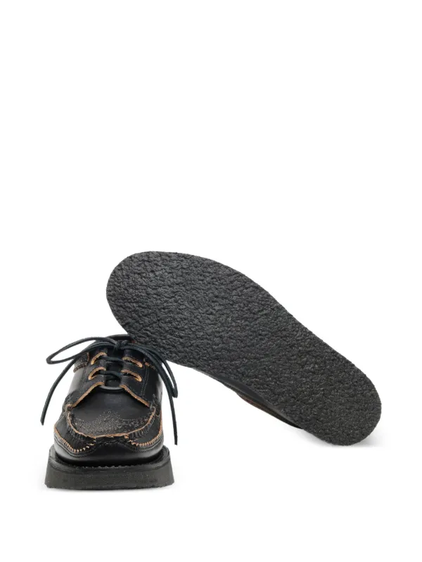 ユケテン　レザー シューズ Yuketen レースアップ レザーシューズ | ブラック | FARFETCH JP