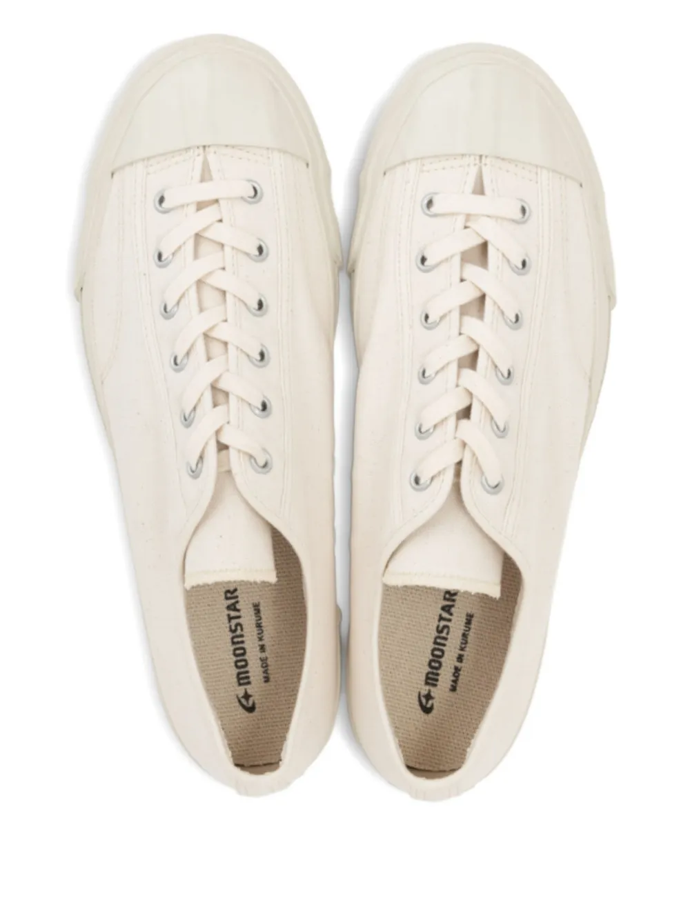 Moonstar Gym Classic canvas lace-up sneakers White