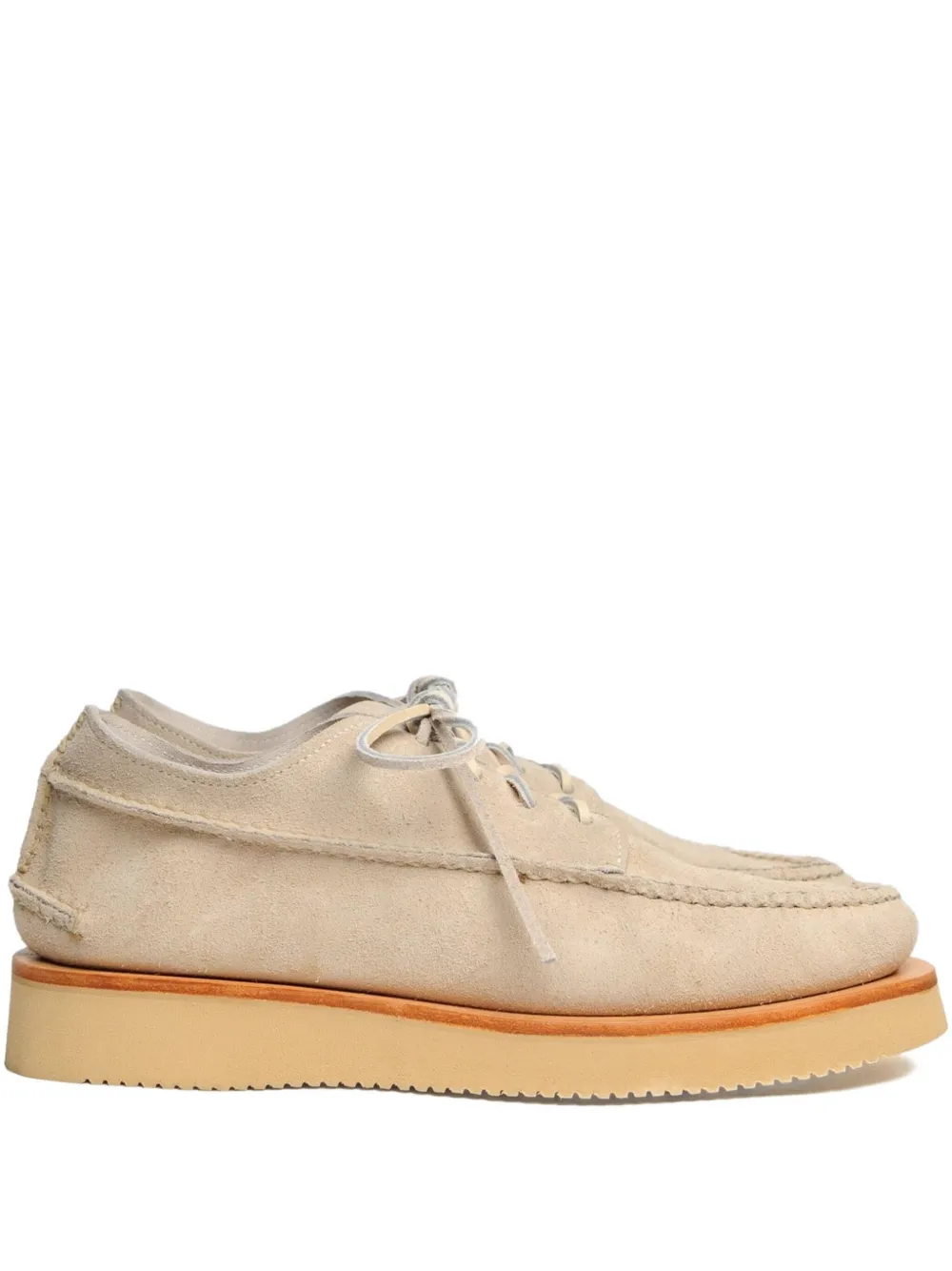Yuketen suede lace-up shoes | Neutrals | Image 1