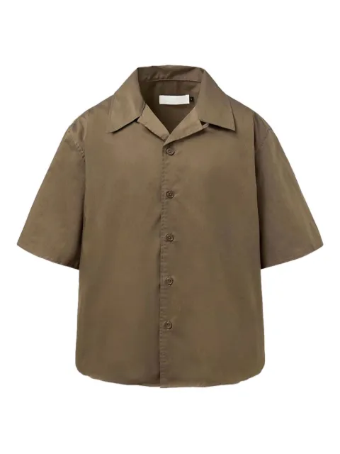 Amomento open-collar short-sleeve shirt