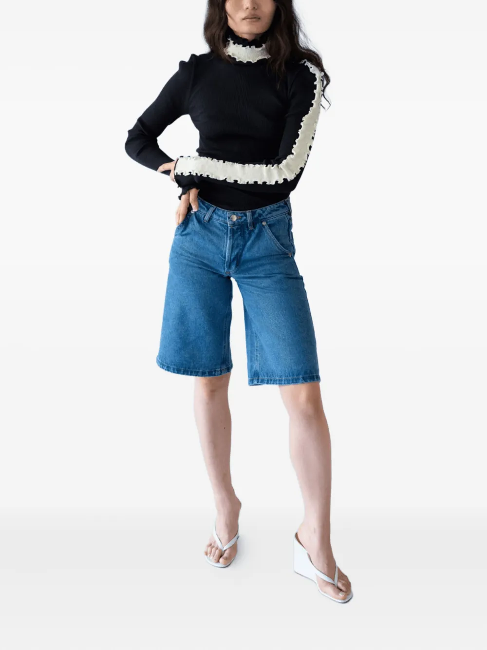 OpéraSPORT Danielle denim shorts | Jean Shorts | Image 2