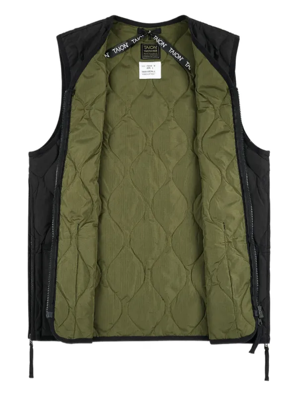Taion V-neck Down Gilet | Black | FARFETCH CA