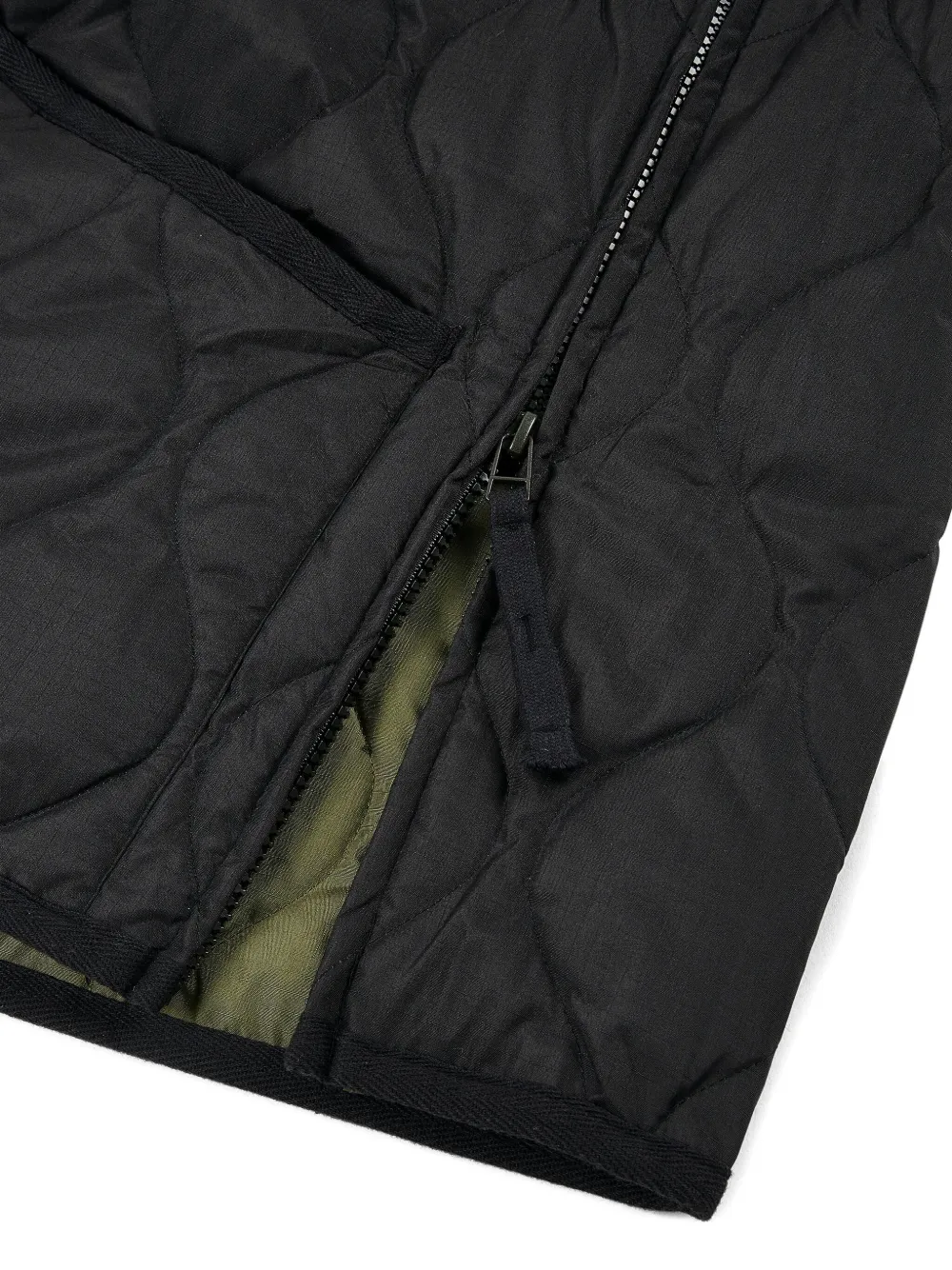 Taion Bodywarmer met V-hals Zwart
