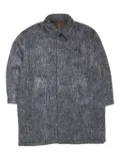 Welter Shelter brushed-effect coat - Grey