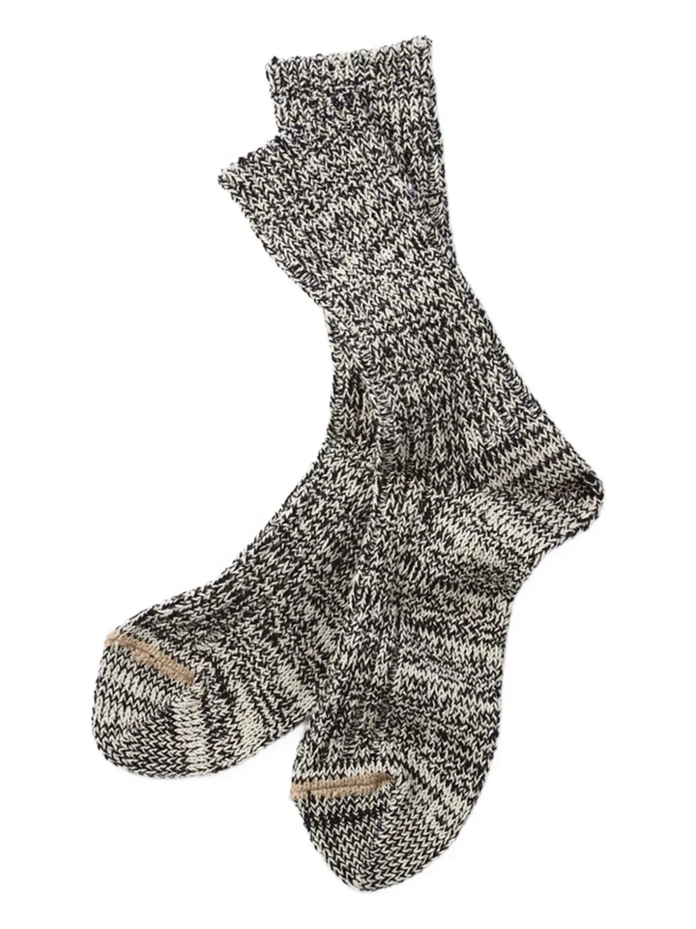 RoToTo ribbed crew socks | Grey | Image 1