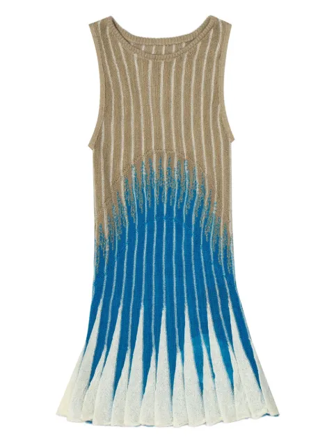 Isa Boulder pleated ribbed top