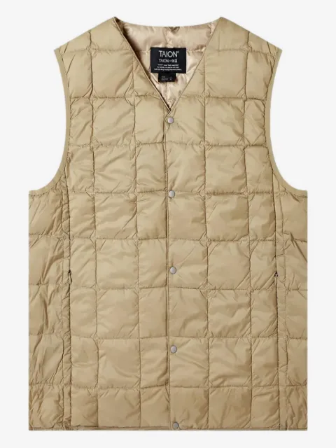 Taion V-neck down gilet 