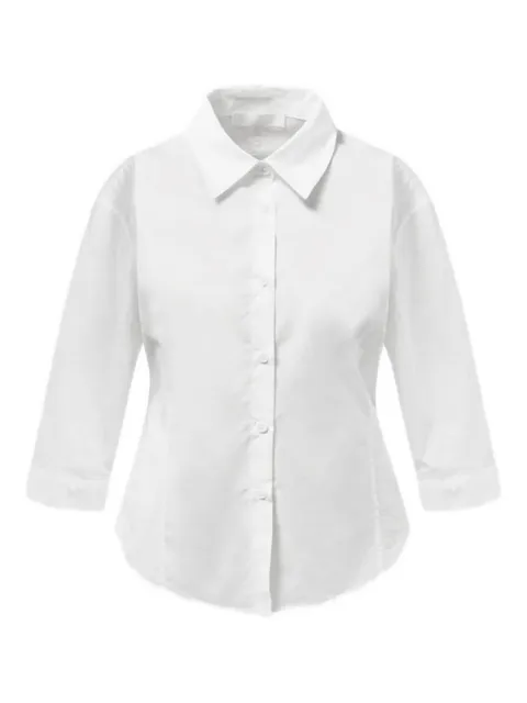 Amomento Blouse met cropped mouwen
