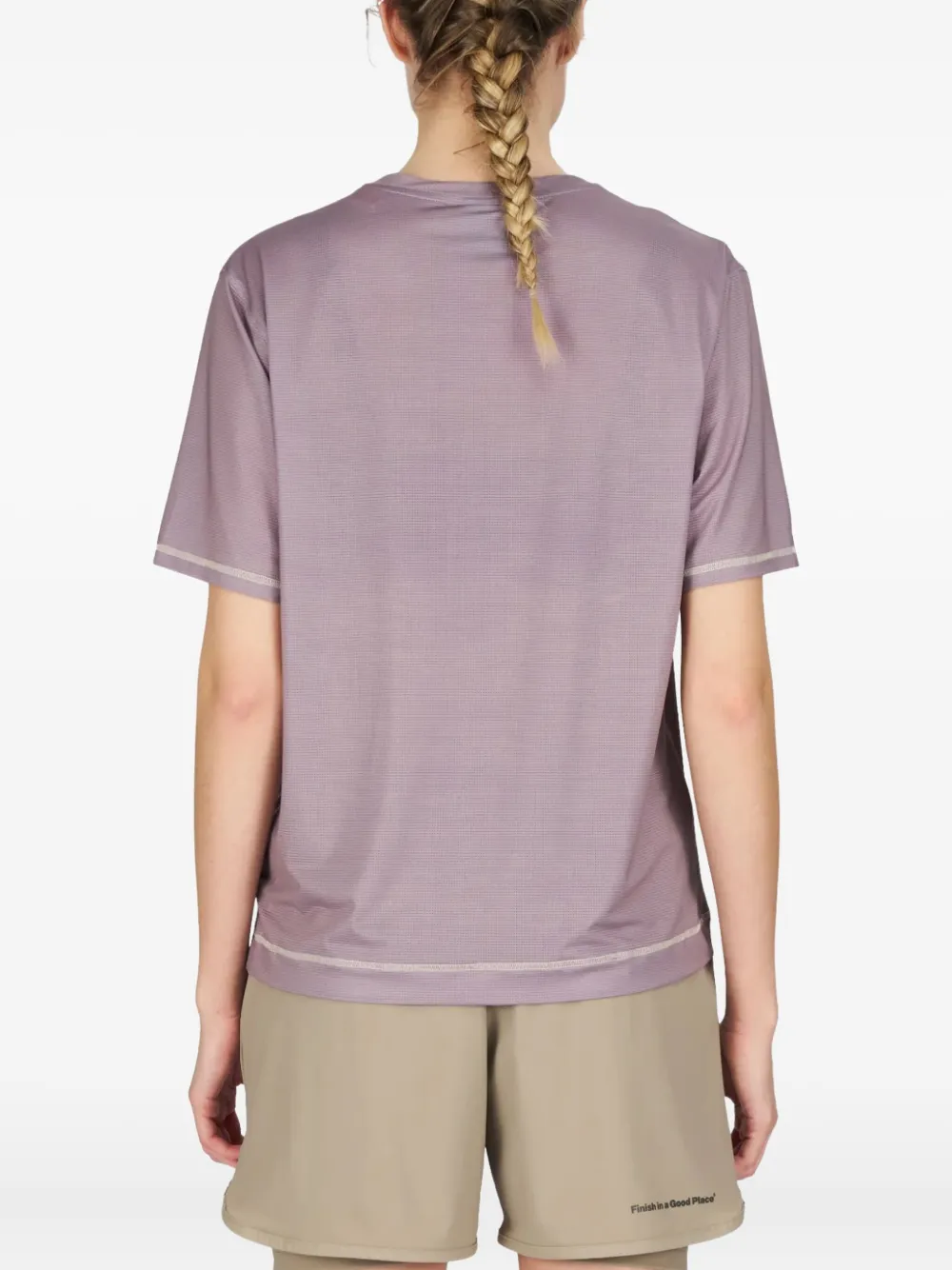 UNNA T-shirt met print Paars