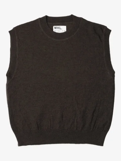 Mhl By Margaret Howell stripe-detail sleeveless sweater