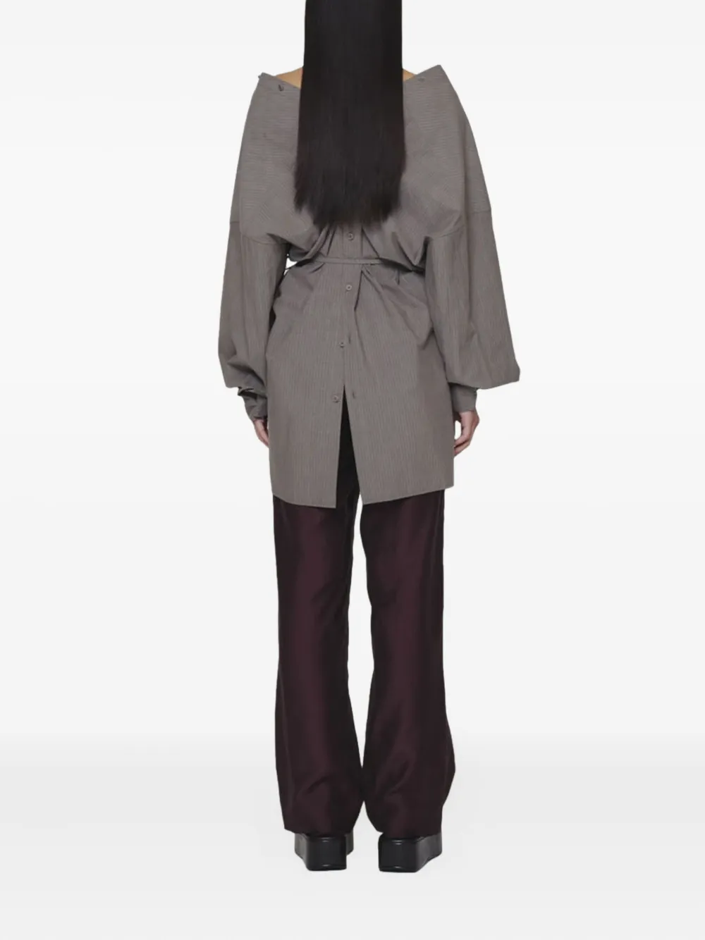 Amomento Broek met trekkoord Rood