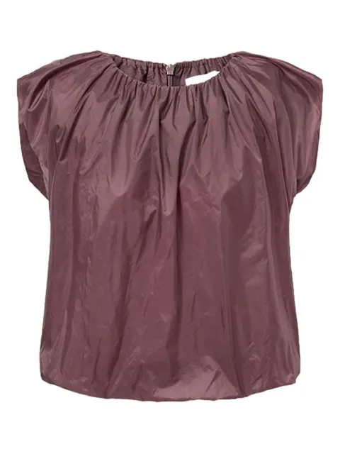 Amomento ruched-detailing top