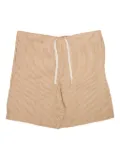 Ts(S) striped drawstring-waist shorts - Brown